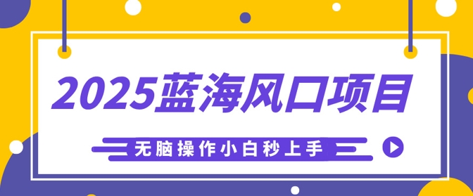 2025蓝海风口项目，利用AI工具一键生成儿童益智早教视频，无脑操作小白秒上手，轻松日入5张-轻资本网