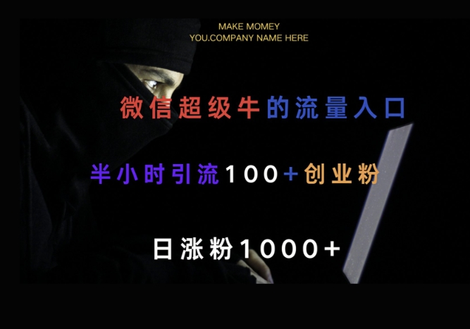 微信版知乎，一小时引流100+创业粉，日涨粉1000+-轻资本网
