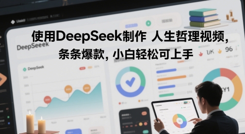 使用DeepSeek制作人生哲理视频，条条爆款，小白轻松可上手-轻资本网