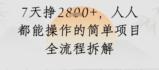视频号人生感悟视频，流量好，7天挣2.8k，人人都能操作的简单项目全流程拆解-轻资本网