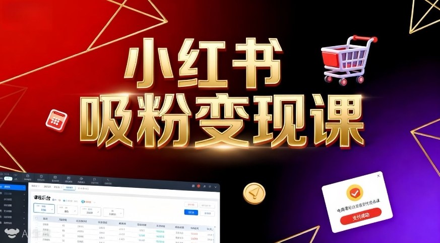 《小红书吸粉变现》当天变现不是梦！揭秘小红书吸粉变现的财富密码-轻资本网
