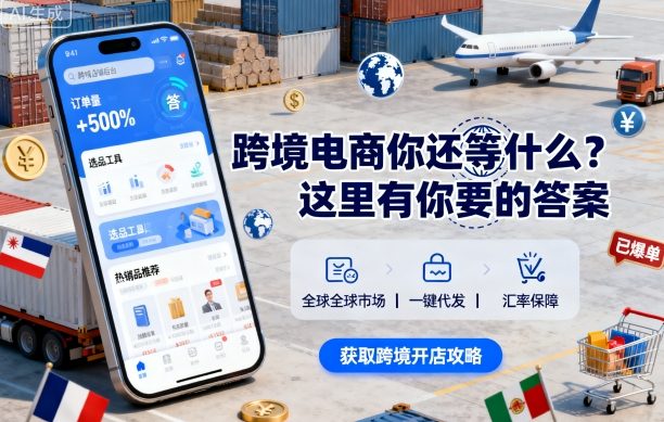 跨境电商你还等什么？这里有你要的答案【音频课】-轻资本网