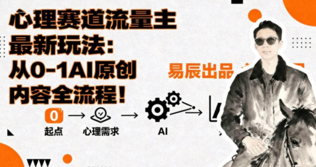 副业拆解：心理赛道流量主最新玩法，从0-1AI原创内容全流程-轻资本网