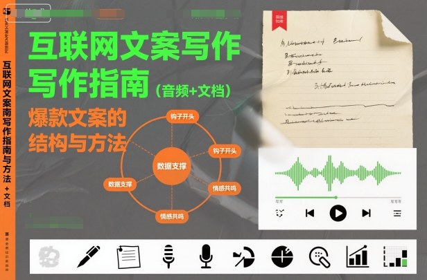 互联网文案写作指南爆款文案的结构与方法（音频+文档）-轻资本网