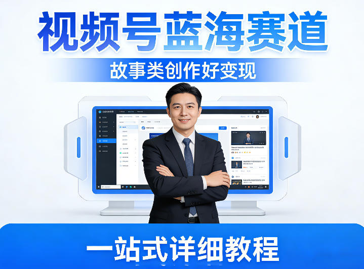 视频号蓝海赛道，故事类创作好变现，一站式详细教程-轻资本网