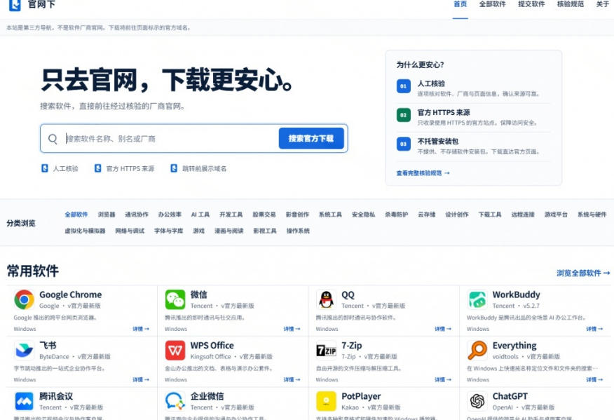 别再被垃圾下载站坑了!这个网站让你直达上100+款实用应用官方页面,小白可太需要了,官网下