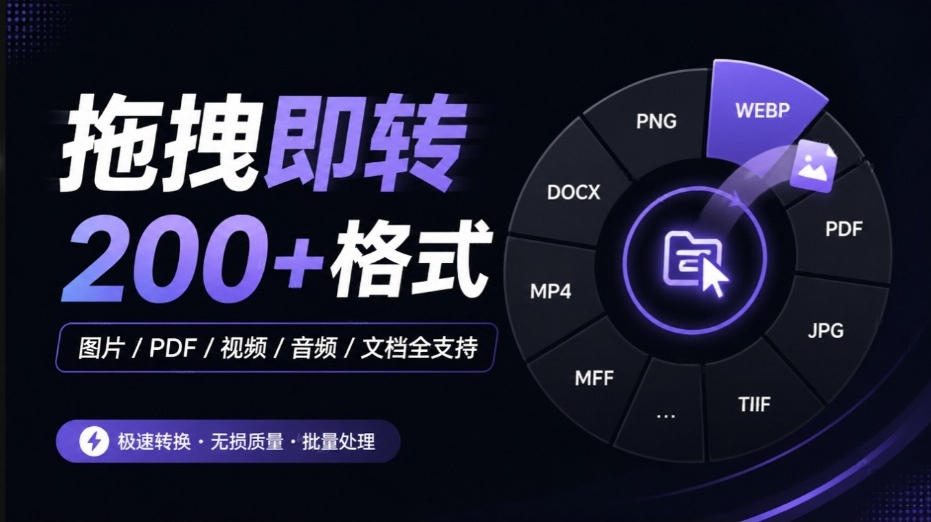 Github宝藏应用，夯到爆！拖拽即可一键转换200+种格式，音视频、图片、文档、电子书均不在话下Filee-轻资本网