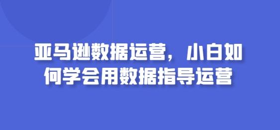亚马逊数据运营，小白如何学会用数据指导运营-轻资本网