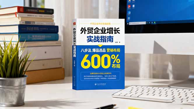 外贸企业增长实战指南，八步法、爆品选品、营销布局，业绩增长300%-轻资本网