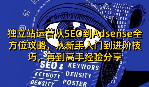 独立站运营从SEO到Adsense全方位攻略，从新手入门到进阶技巧，再到高手经验分享-轻资本网