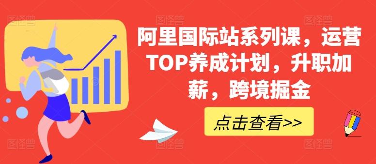阿里国际站系列课，运营TOP养成计划，升职加薪，跨境掘金-轻资本网