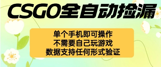 自动挂G捡漏，不用自己挂G不用玩游戏，一个手机即可操作，新手小白轻松月入1W+【揭秘】-轻资本网