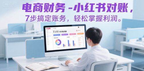 电商财务-小红书对账，7步搞定账务，轻松掌握利润-轻资本网
