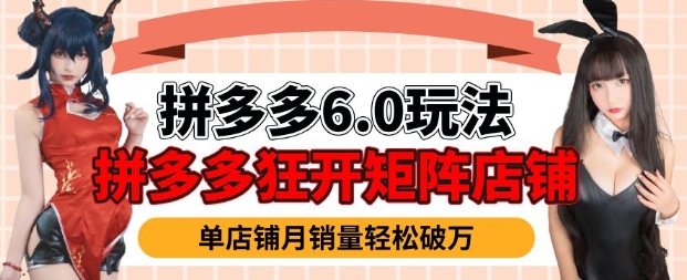 拼多多虚拟商品暴利6.0玩法，轻松实现月入过W-轻资本网