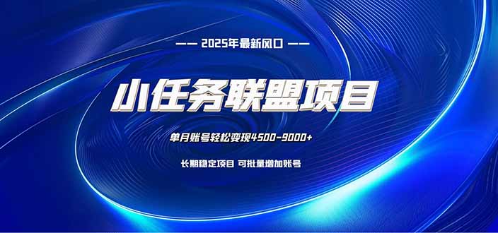 小任务联盟项目：一台电脑每天只需10分钟，轻松简单稳定-轻资本网