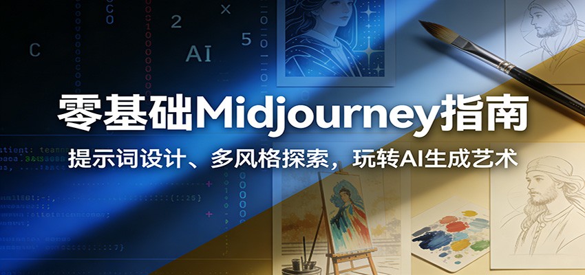 零基础Midjourney指南：提示词设计、多风格探索，玩转AI生成艺术-轻资本网