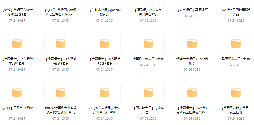 大学资源最全合集-轻资本网