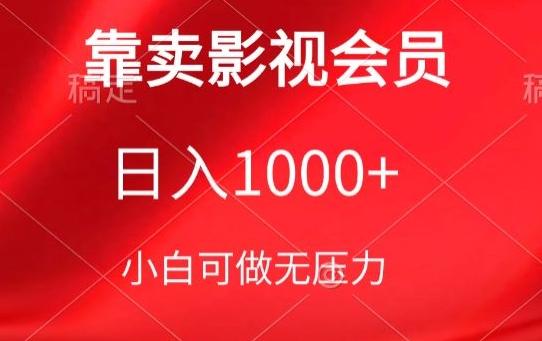 靠卖影视会员，日入1000+，落地保姆级教程，新手可学【揭秘】-轻资本网