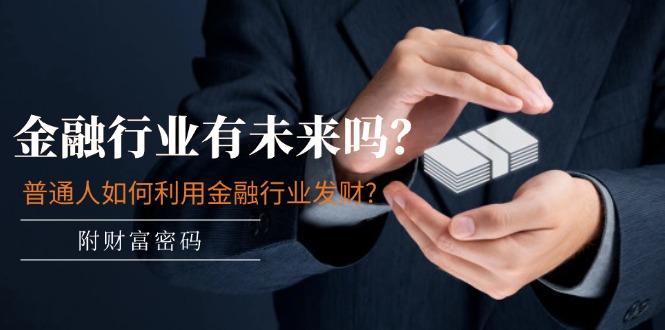 某付费文章：金融行业有未来吗？普通人如何利用金融行业发财?(附财富密码-轻资本网