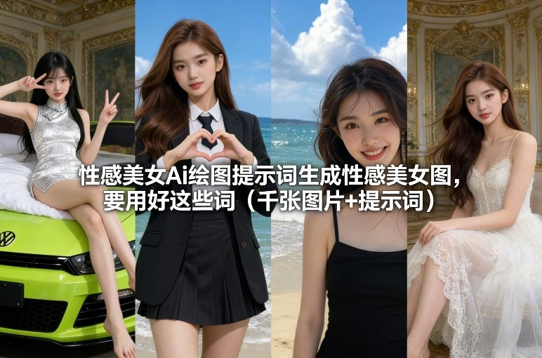 性感美女Ai绘图提示词生成性感美女图，要用好这些词(千张图片+提示词)-轻资本网