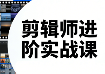 剪辑师进阶实战课(更新23年-25年)-轻资本网