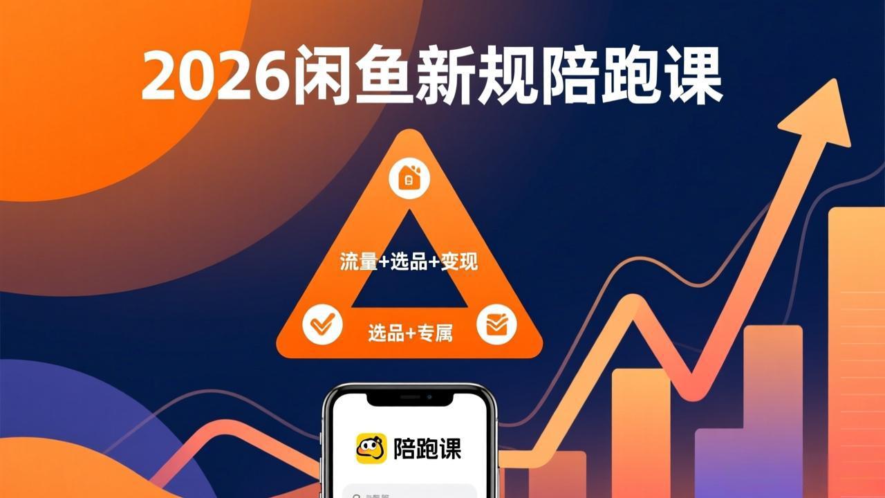 2026闲鱼高阶陪跑课全新上线，带你吃透新规玩转选品流量，从零搭建稳定变现盈利体系-轻资本网