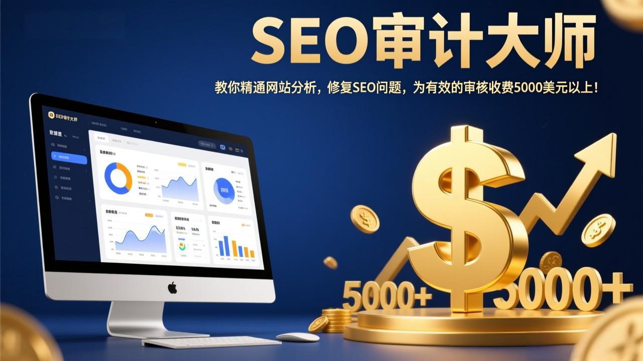 SEO审计大师：教你精通网站分析，修复SEO问题，为有效的审核收费5000美元以上！-轻资本网