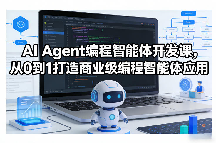 AI Agent编程智能体开发课，从0到1打造商业级编程智能体应用-轻资本网