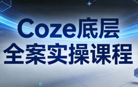 华仔·Coze底层全案实操课程(更新)-轻资本网