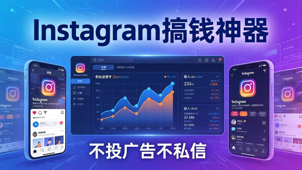 Instagram搞钱神器：月涨6万粉+月入5万刀，不投广告不私信，靠算法+低价产品-轻资本网