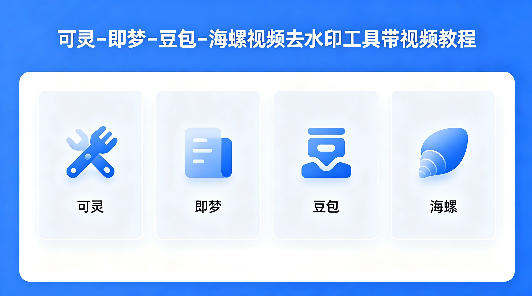 可灵–即梦–豆包–海螺视频去水印工具带视频教程-轻资本网