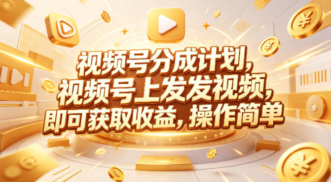 视频号分成计划，599元众筹的Red团队课程，视频号上发发视频，即可获取收益，操作简单-轻资本网