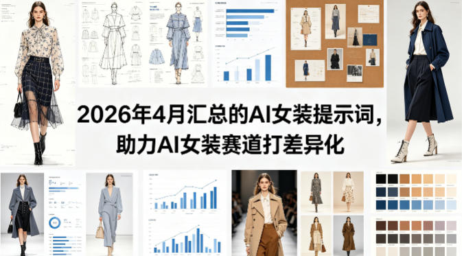 2026年4月汇总的AI女装提示词，助力AI女装赛道打差异化-轻资本网