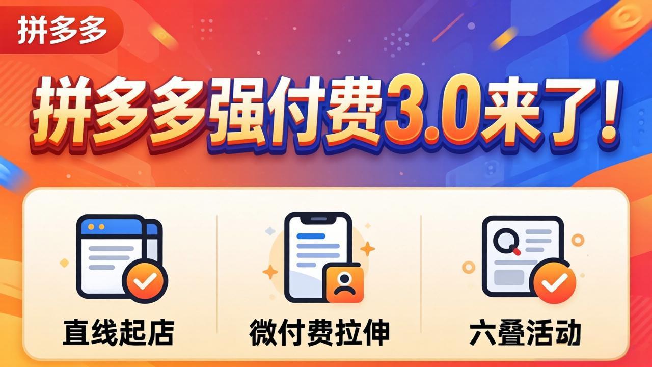 拼多多强付费3.0来了(更新4月-轻资本网