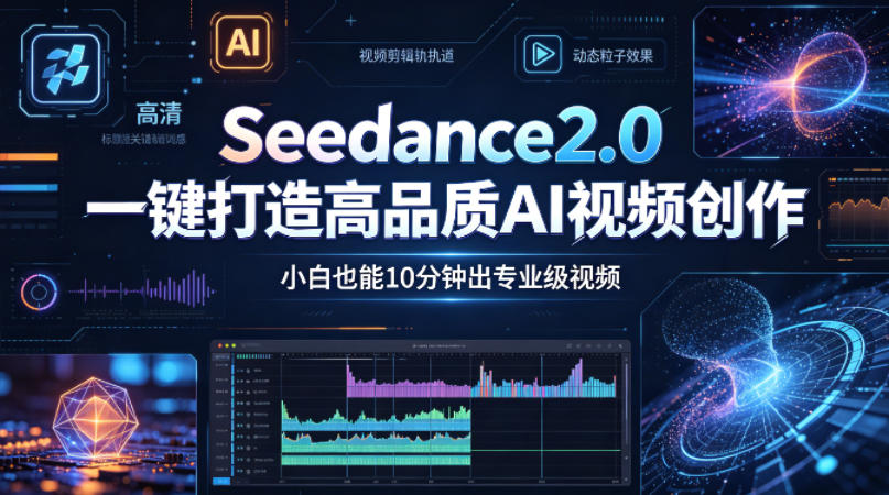 Seedance2.0一键打造高品质AI视频创作，小白也能10分钟出专业级视频-轻资本网