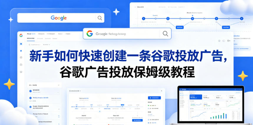 新手如何快速创建一条谷歌投放广告，谷歌广告投放保姆级教程-轻资本网