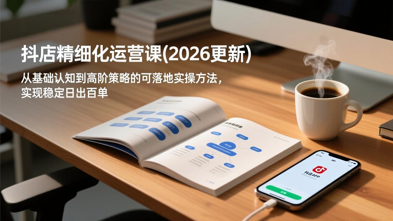 抖店精细化运营课(更新5月-轻资本网