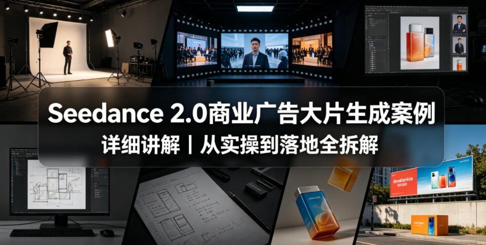 Seedance 2.0商业广告大片生成案例详细讲解｜从实操到落地全拆解-轻资本网