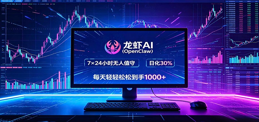 龙虾AI(OpenClaw)全自动挂机，智能操控电脑高效执行任务，每天轻松到手四位数-轻资本网