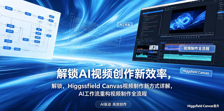 解锁AI视频创作新效率，Higgsfield Canvas视频制作新方式详解，AI工作流重构视频制作全流程-轻资本网