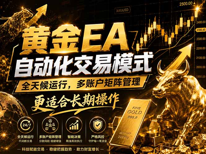 黄金EA量化：多窗口矩阵稳定运行，系统自动执行，收益空间持续放大-轻资本网