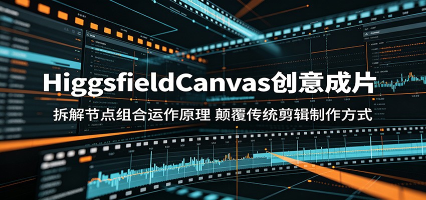 HiggsfieldCanvas创意成片：拆解节点组合运作原理，颠覆传统剪辑制作方式-轻资本网