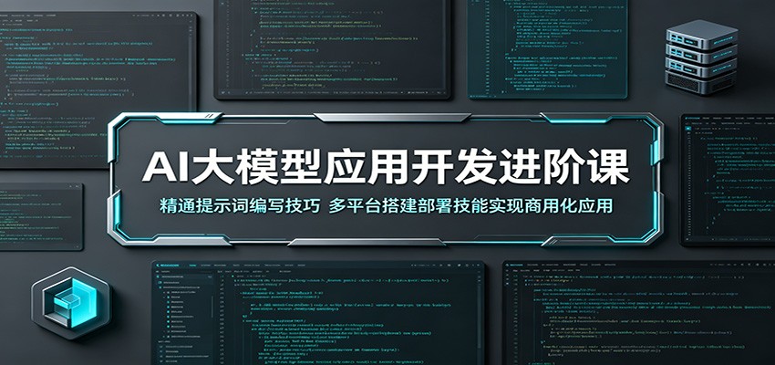 AI大模型应用开发进阶课：精通提示词编写技巧，多平台搭建部署技能实现商用化应用-轻资本网