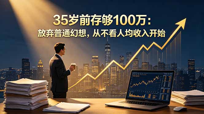 35岁前存够100万：放弃普通幻想，从不看人均收入开始-轻资本网