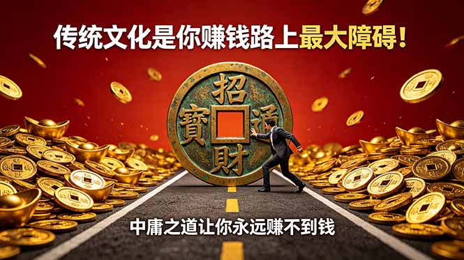 付费文章：传统文化是你赚钱路上最大障碍！中庸之道让你永远赚不到钱-轻资本网