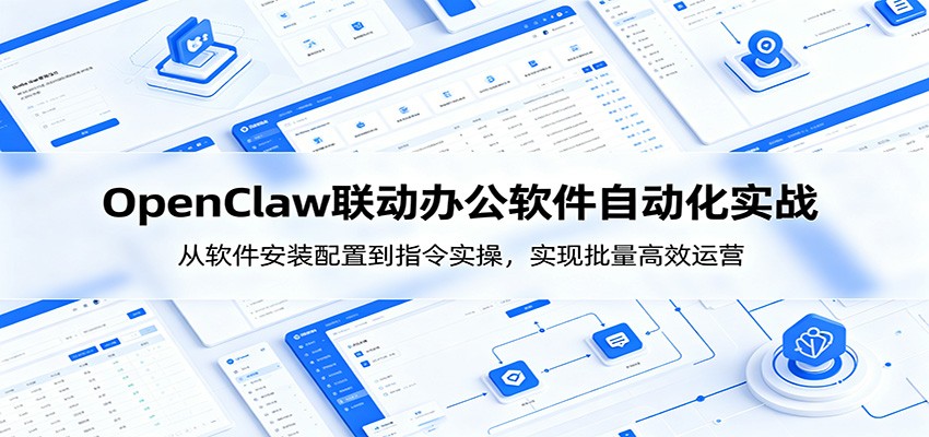 OpenClaw自动化实操课：从软件安装配置到指令实操，实现批量高效运营-轻资本网