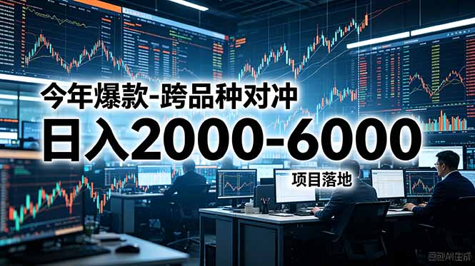今年爆款-跨品种对冲日入2000-6000，项目落地！-轻资本网