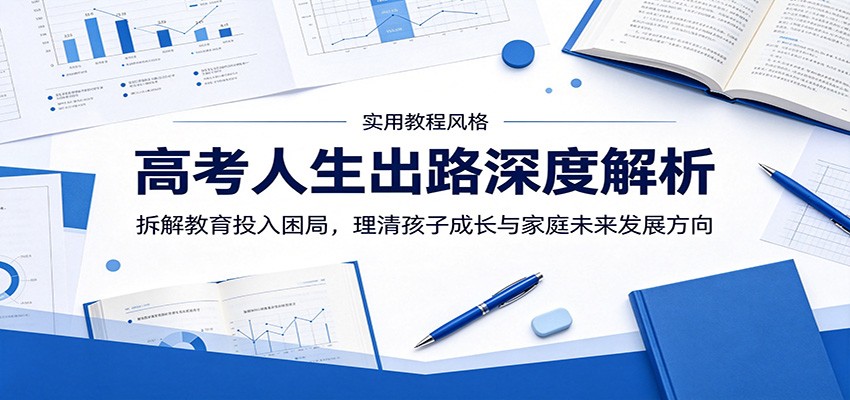 高考人生出路深度解析：拆解教育投入困局，理清孩子成长与家庭未来发展方向-轻资本网