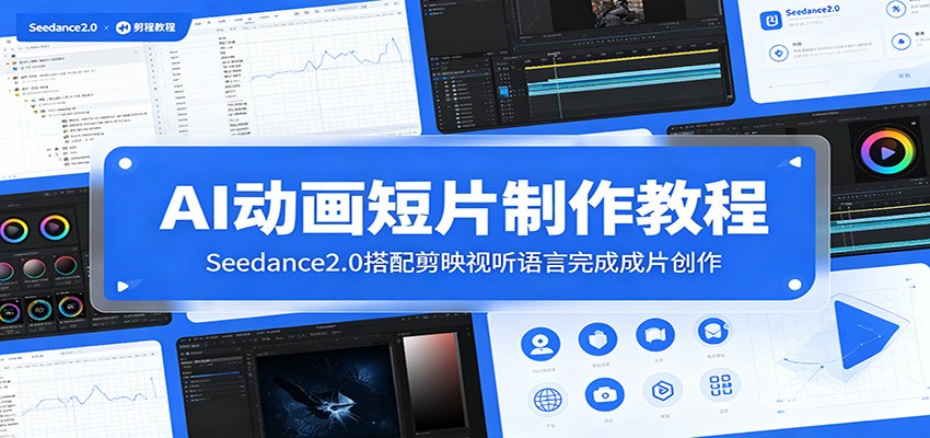 AI动画短片制作教程：Seedance2.0搭配剪映视听语言完成成片创作-轻资本网