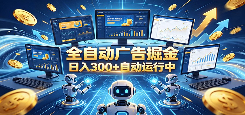 自动广告G机，日入300+，正规平台，广告浏览获益，时间自由，适合各类人群日常增收-轻资本网